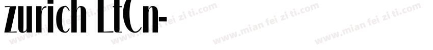 zurich LtCn字体转换